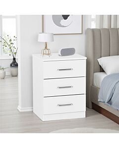 Dakota 3 Drawer Bedside