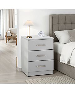Dakota 3 Drawer Bedside