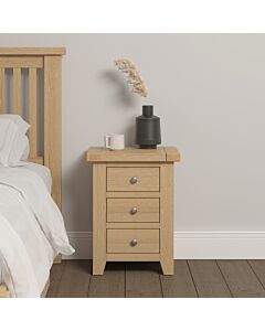 Windsor 3 Drawer Bedside