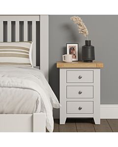 Windsor 3 Drawer Bedside