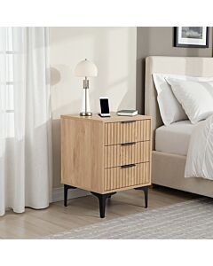 Miami 3 Drawer Bedside