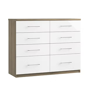 Catania 8 Drawer Twin Chest