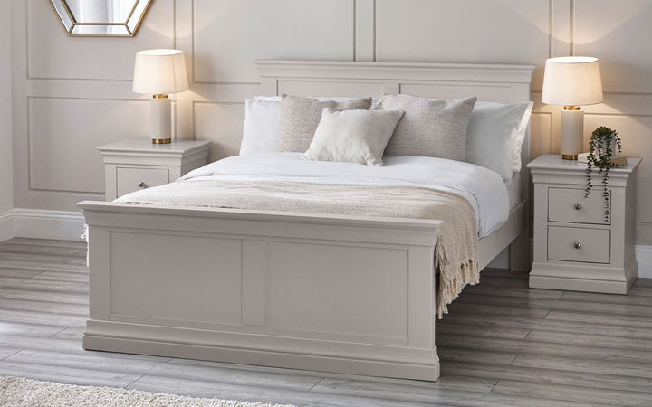 Clermont Bed Frame - Light Grey