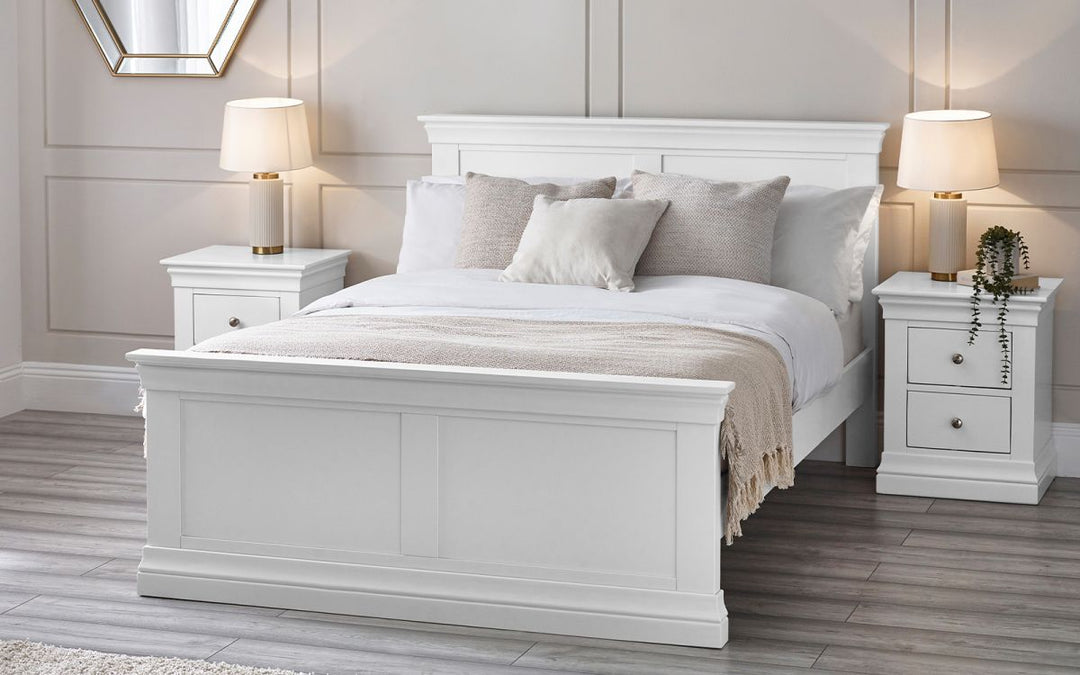 Clermont Bed Frame - Surf White