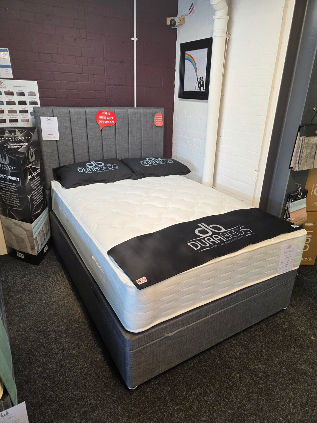 Vermont Ottoman Set and Headboard