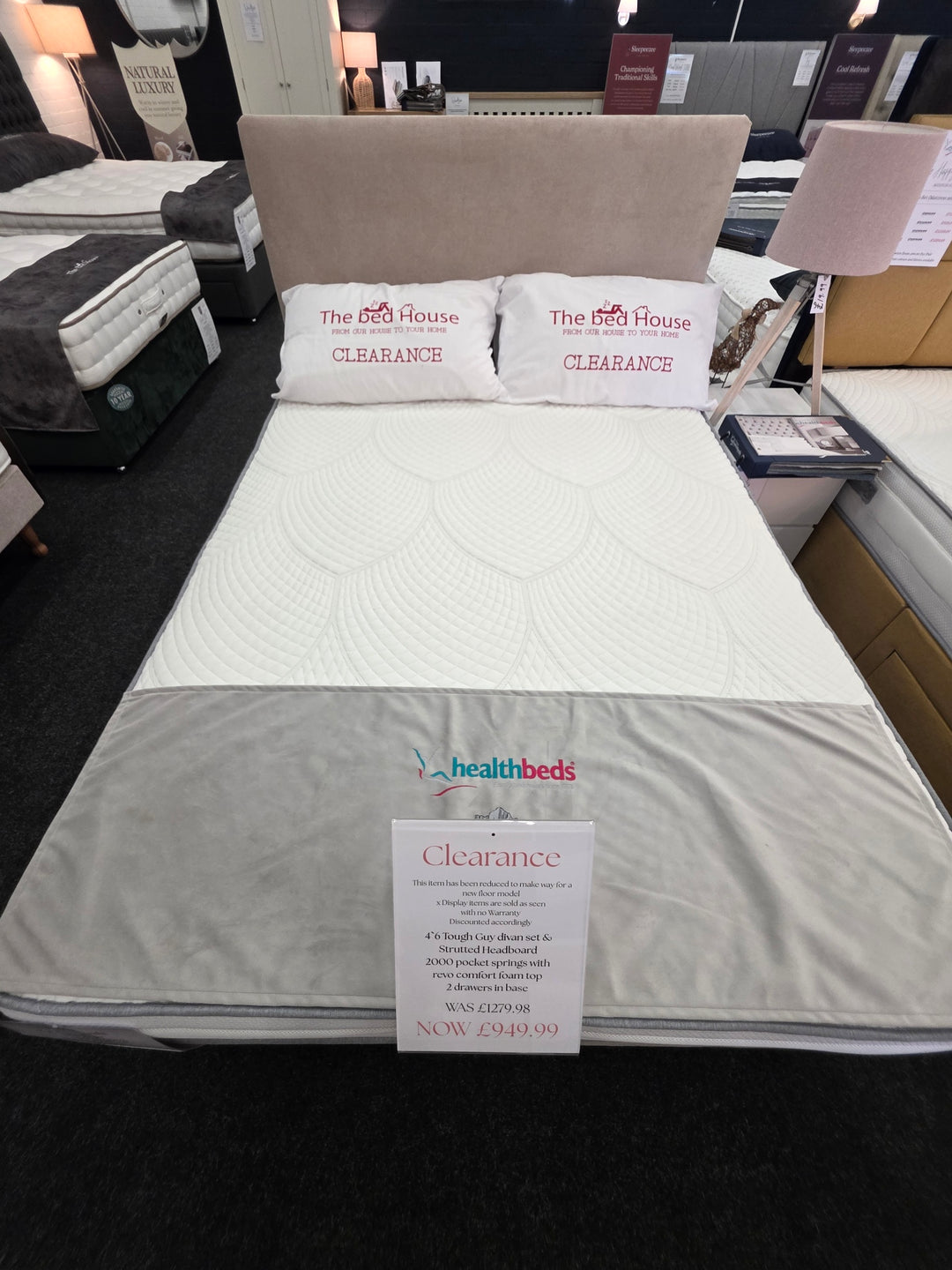 4'6 Tough Guy divan set