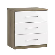 Catania 3 Drawer Midi Chest