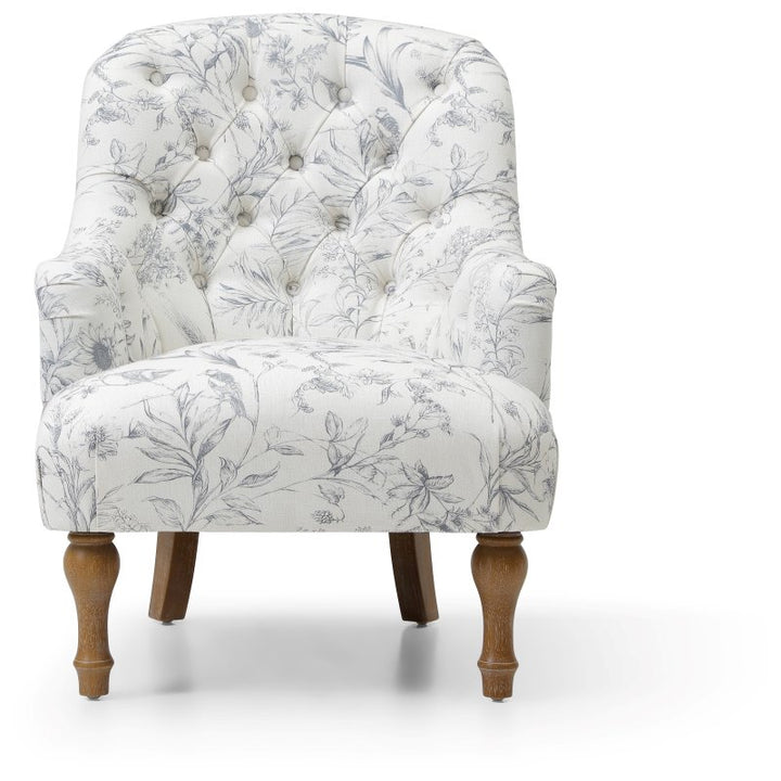 Bianca Chair Meadow Print Natural