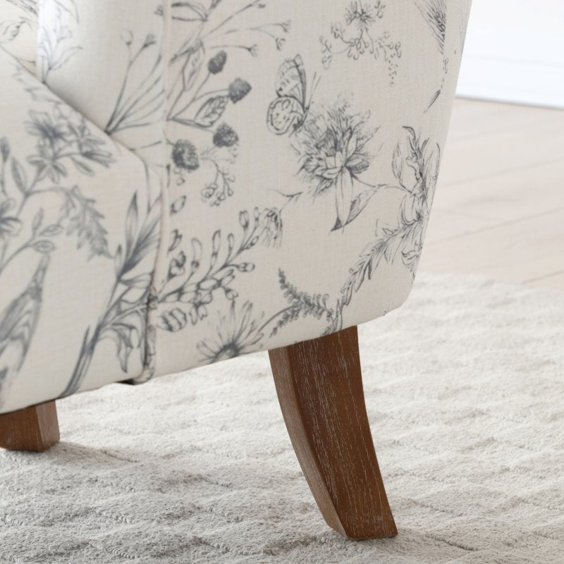 Bianca Chair Meadow Print Natural