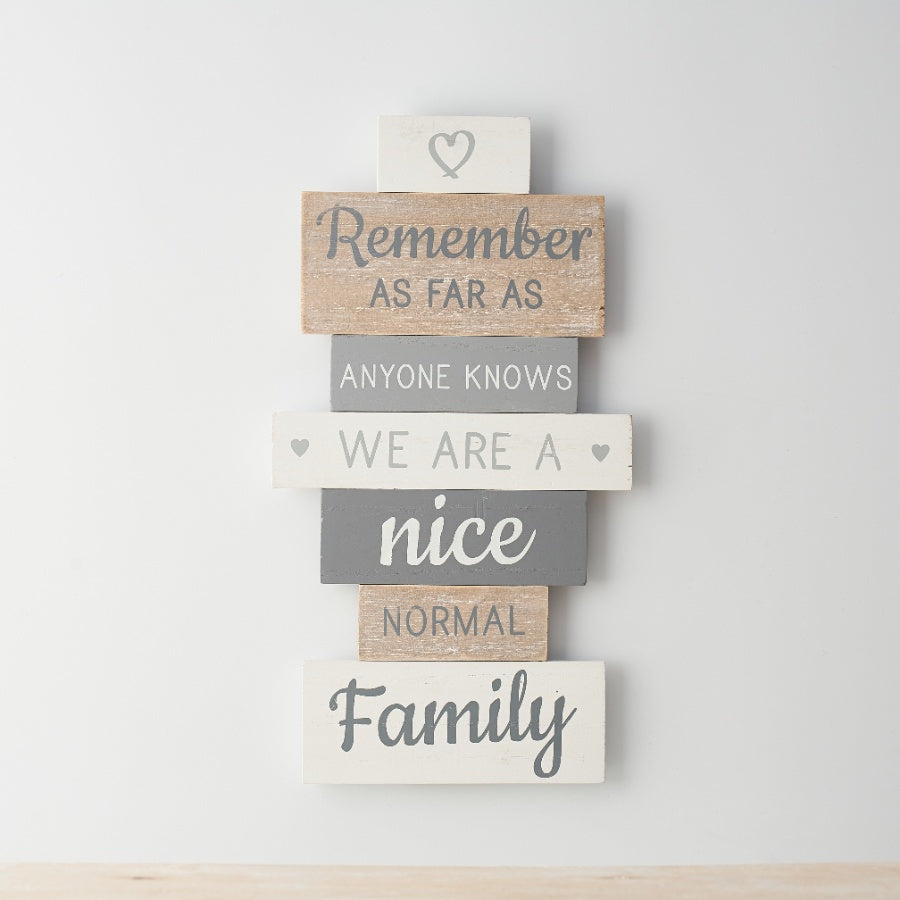Nice Normal Family Sign