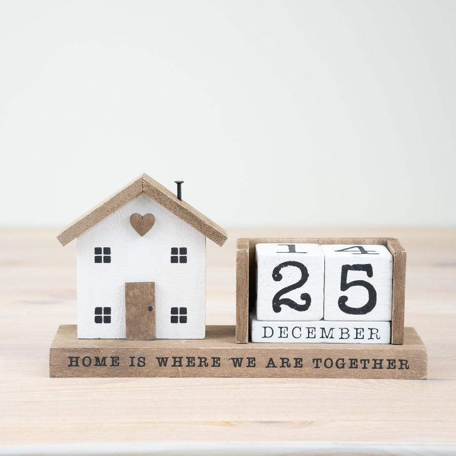 Wooden House Calendar