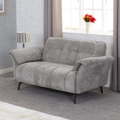 Amalfi 2 Seater Sofa Grey Fabric