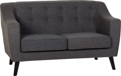 Ashley 2 Seater Sofa Dark Grey Fabric