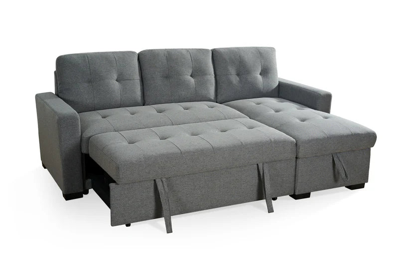 Alder Sofa bed Grey Chenille Universal Corner