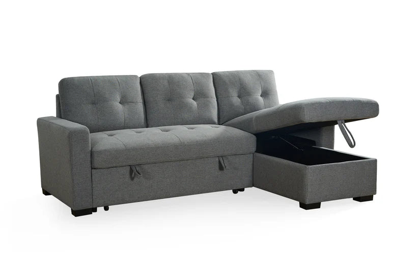 Alder Sofa bed Grey Chenille Universal Corner