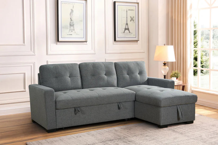 Alder Sofa bed Grey Chenille Universal Corner