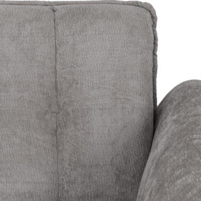 Amalfi 3 Seater Sofa Grey Fabric