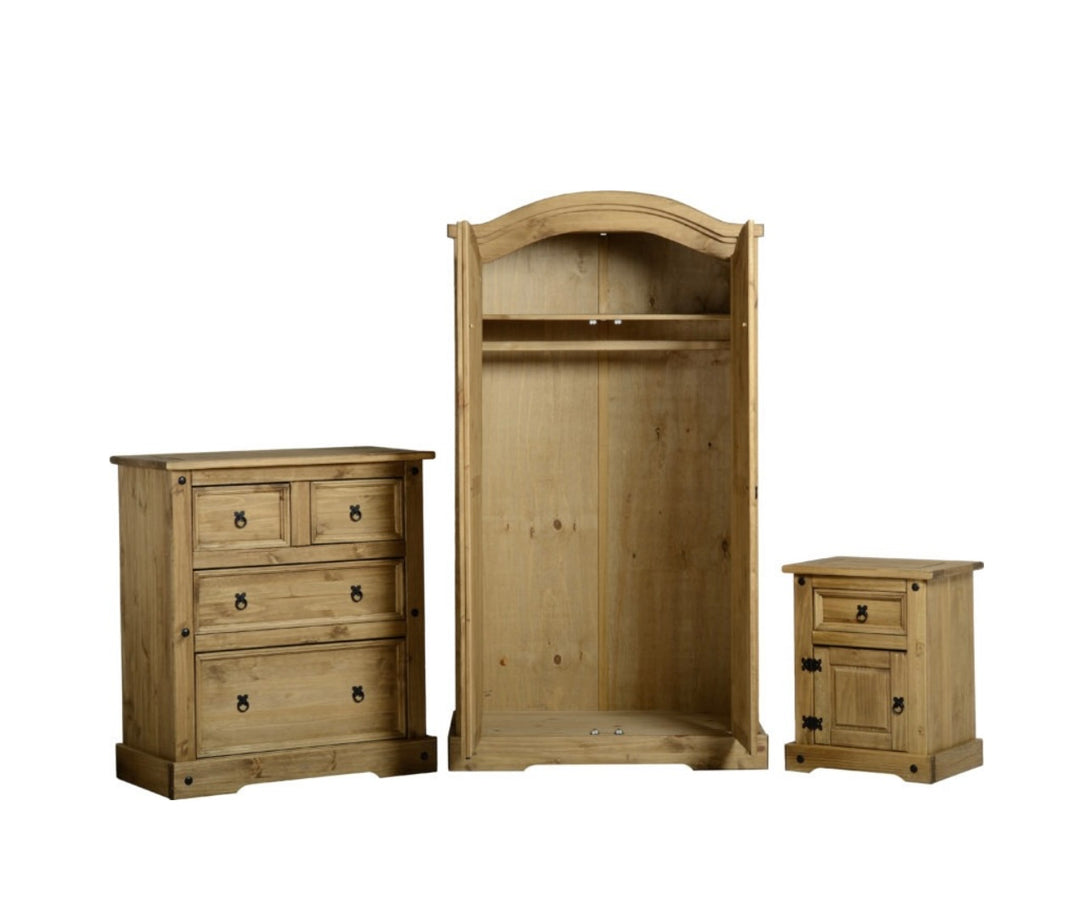 Corona Trio Bedroom Set