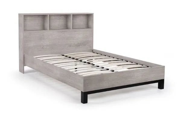 Bali Bookcase Bed Grey Oak