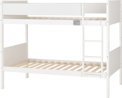 Bruno 3` White Bunk Bed