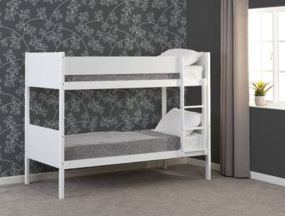 Bruno 3` White Bunk Bed