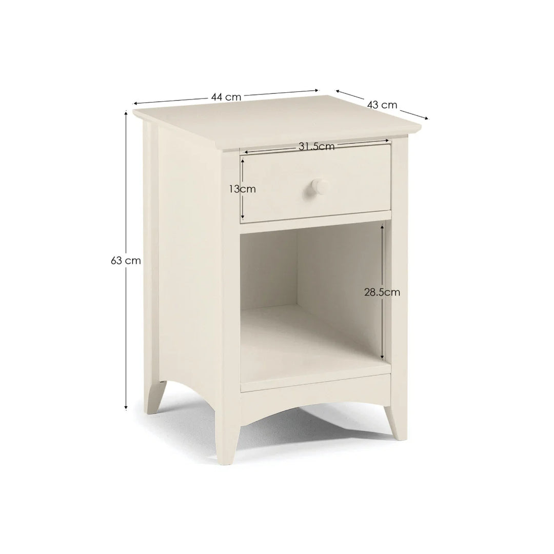Cameo 1 Drawer Bedside