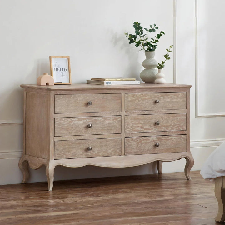 Camille 6 Drawer Wide Chest