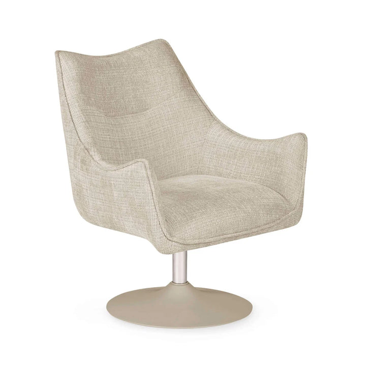 Caspian Upholstered Swivel Lounge Chair