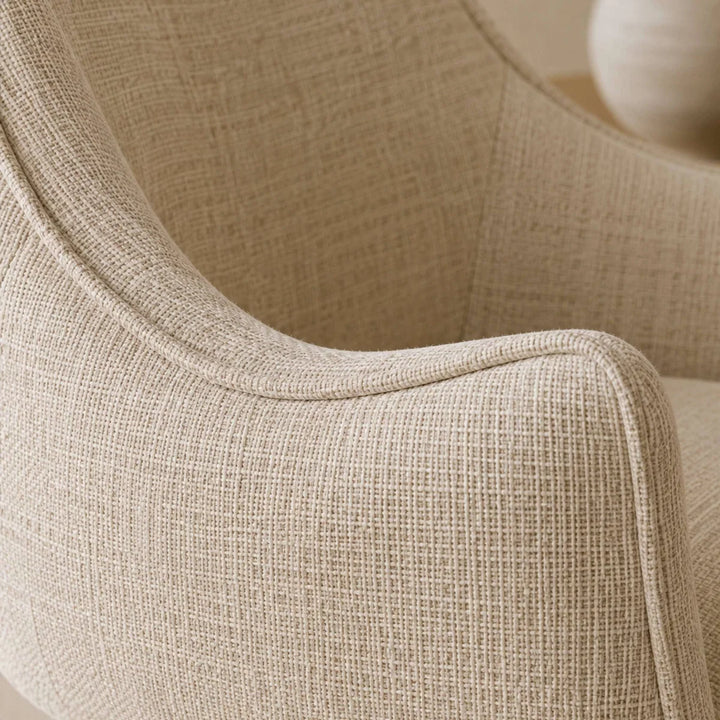 Caspian Upholstered Swivel Lounge Chair