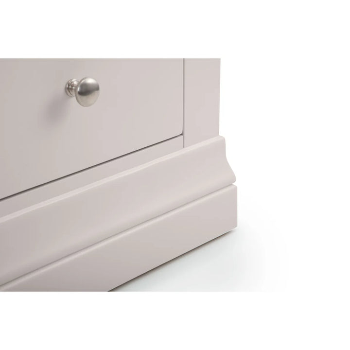 Clermont 3+2 Drawer Chest - Light Grey