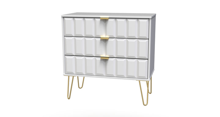 Cube 3 Drawer Midi Chest