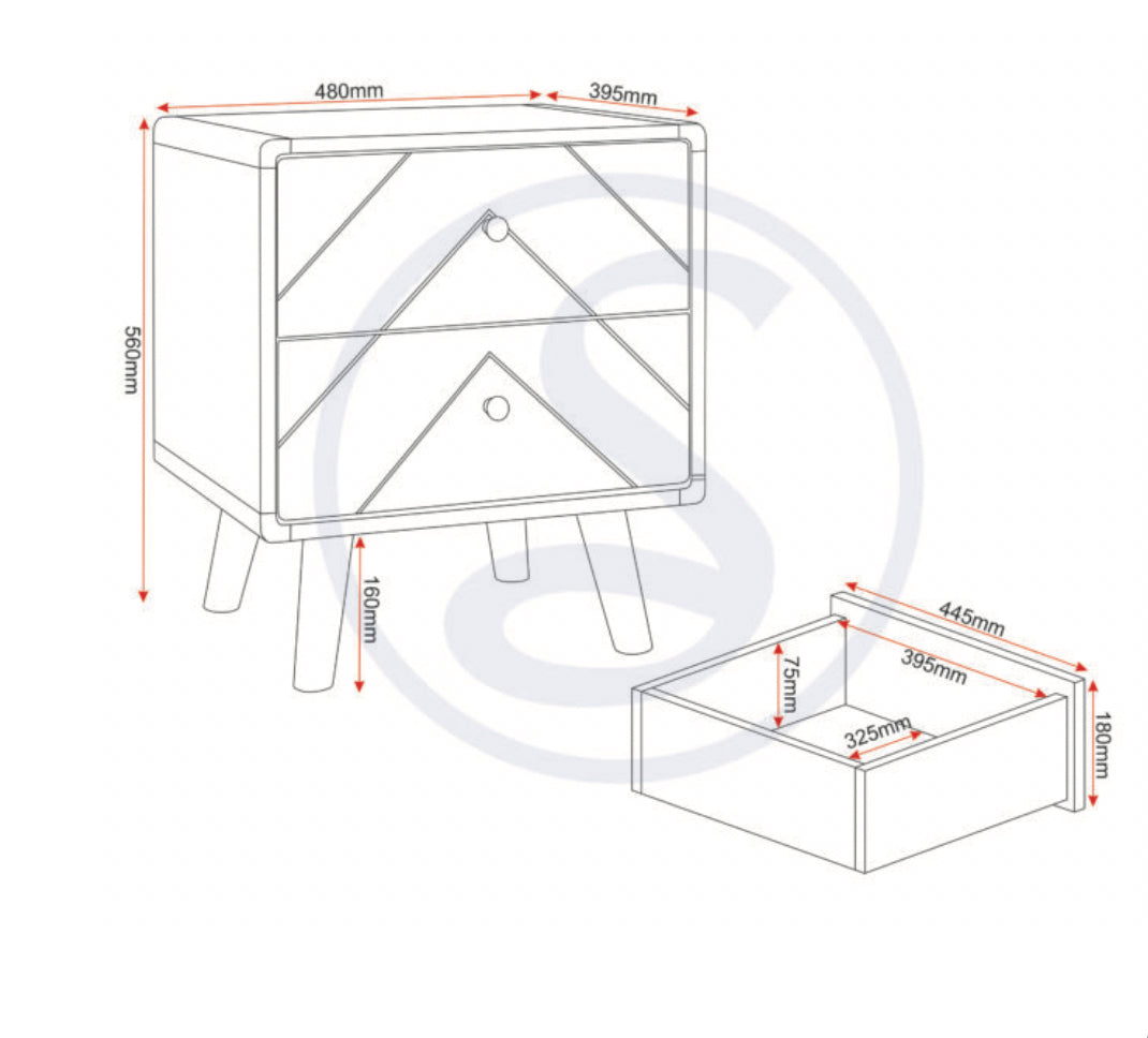 Dixie Trio Bedroom Set