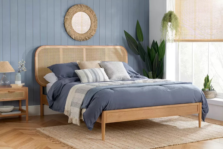 Elina Rattan Bed Frame
