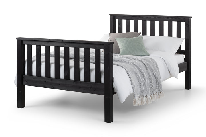 Epperstone Pine Bed Frame High Foot End