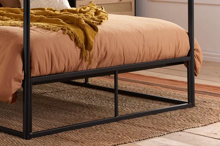 Farrington Metal Four Poster Bed Frame