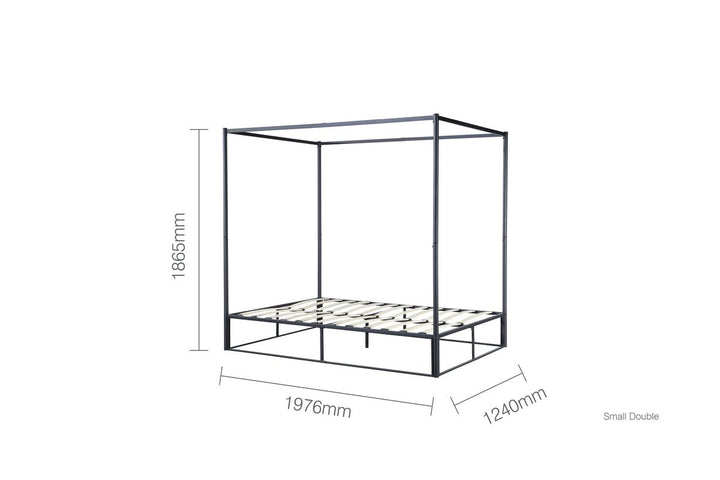 Farrington Metal Four Poster Bed Frame