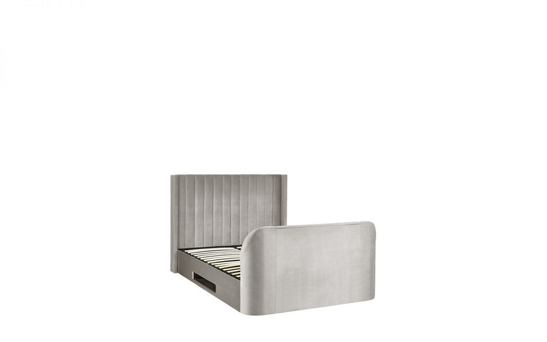 Clara Ottoman TV Bed - Light Grey