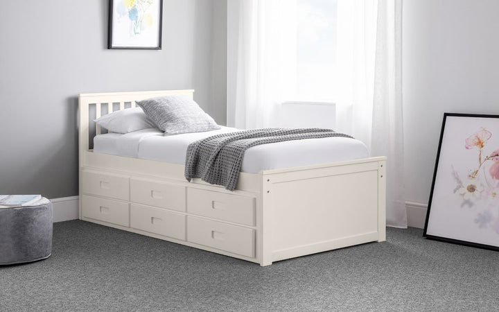 Maisie Bed - Stone White