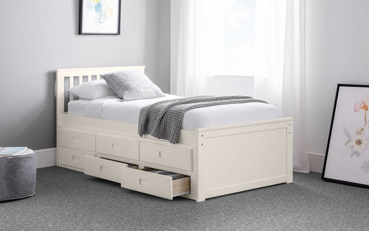 Maisie Bed - Stone White