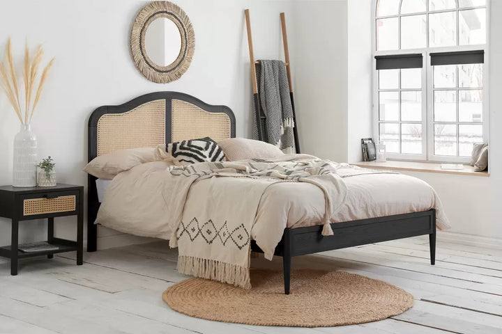 Leonie Rattan Bed Frame