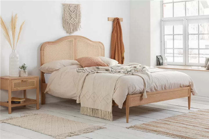 Leonie Rattan Bed Frame