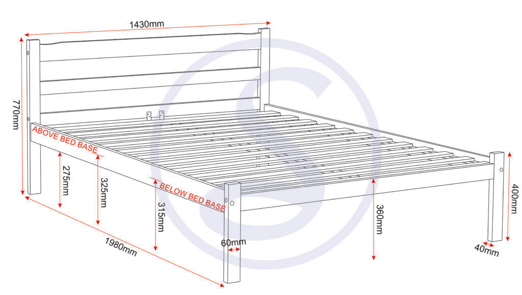 Panama Wooden Bed Frame