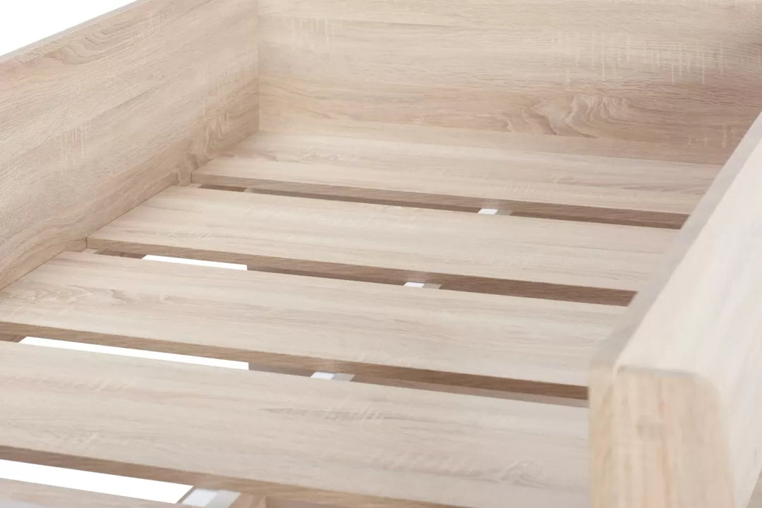 Leyton Cabin Bed White & Oak Effect