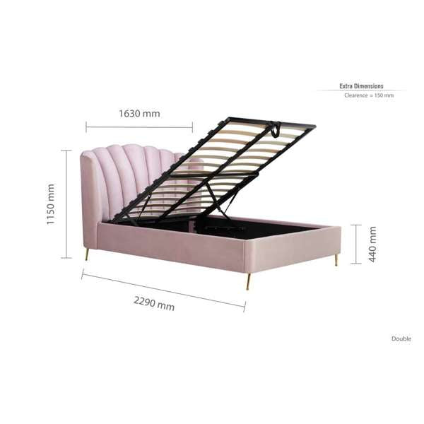 Lottie Ottoman Bed Frame