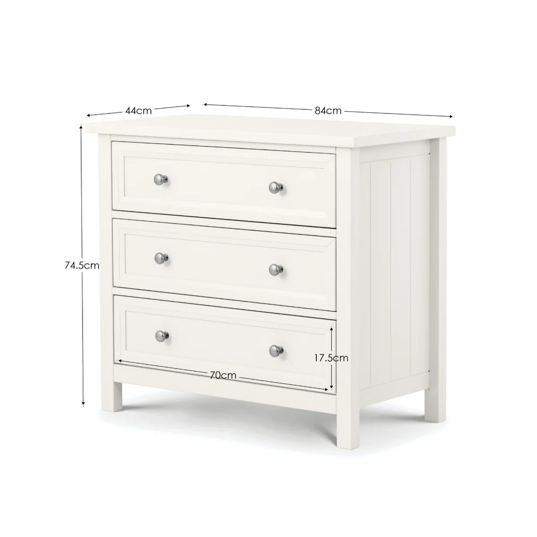 Maine 3 Drawer Wide Chest