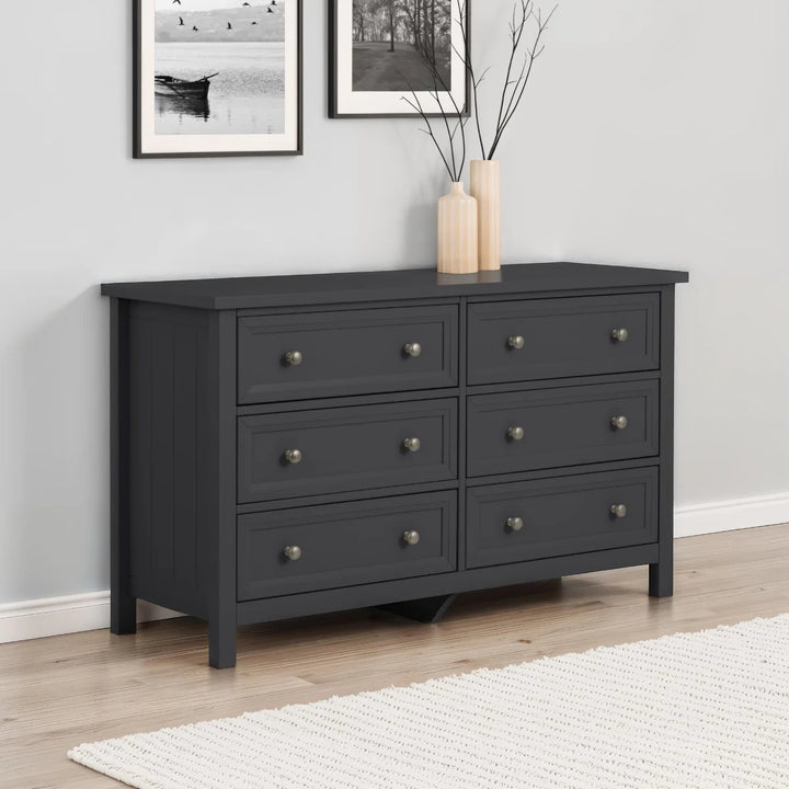Maine 6 Drawer Wide Chest