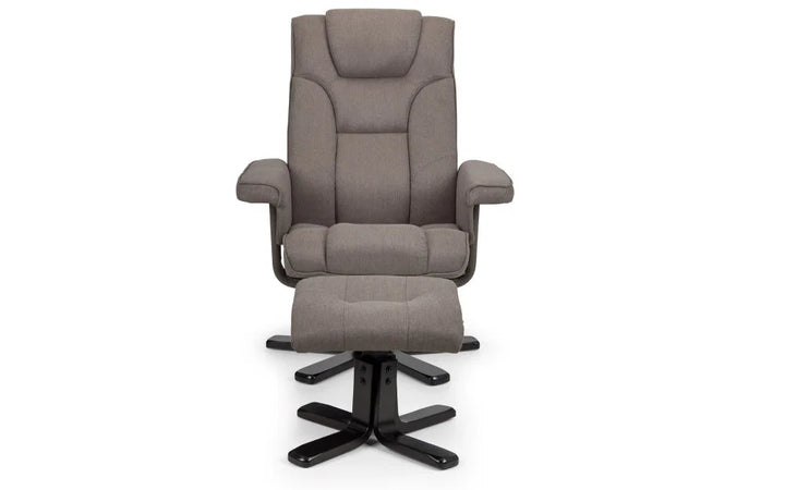 Malmo Swivel Recliner & Stool
