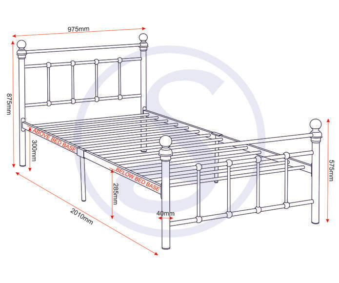 Marlborough Metal Bed Frame