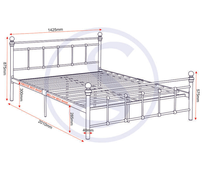 Marlborough Metal Bed Frame