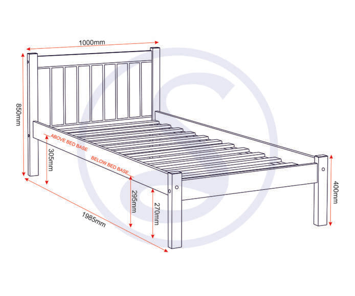 Maya Pine Bed Frame